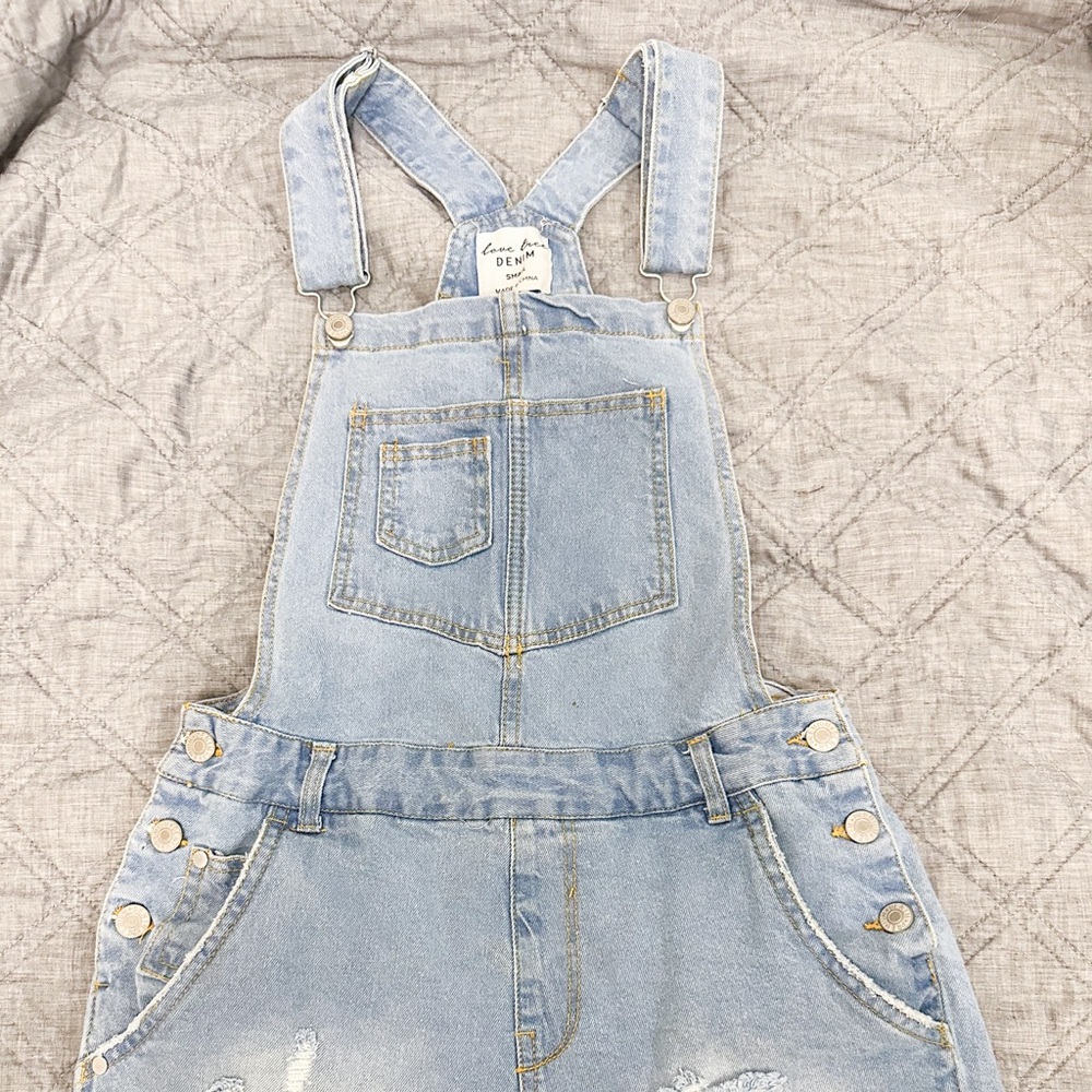 Denim overalls size small